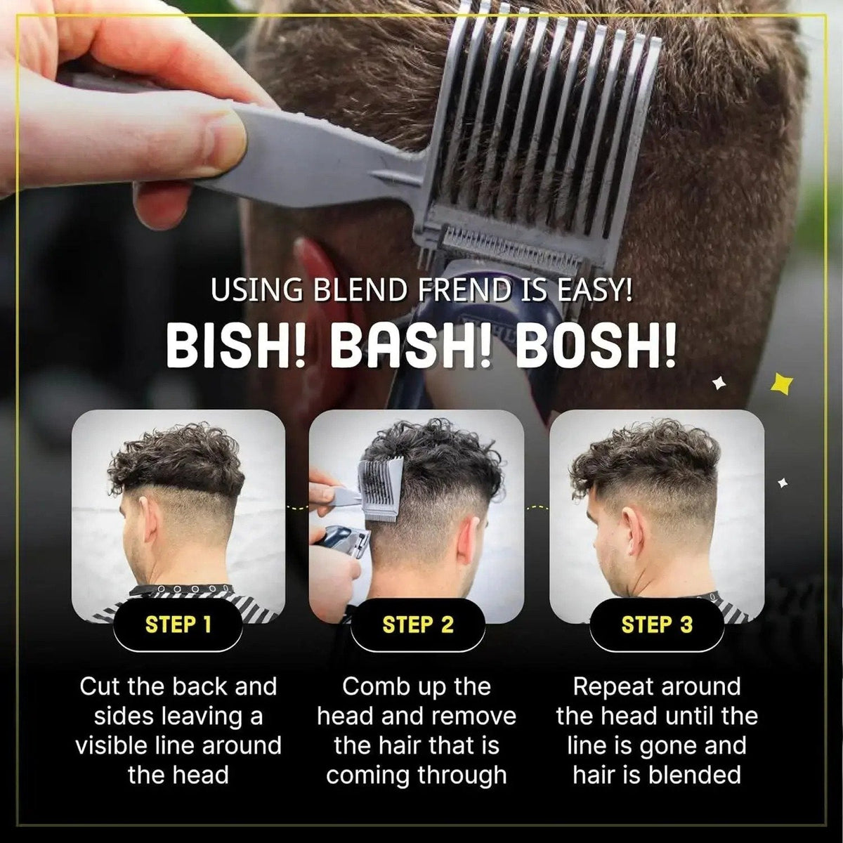 🎁✂4-Piece Hair Cutting Guide Kit