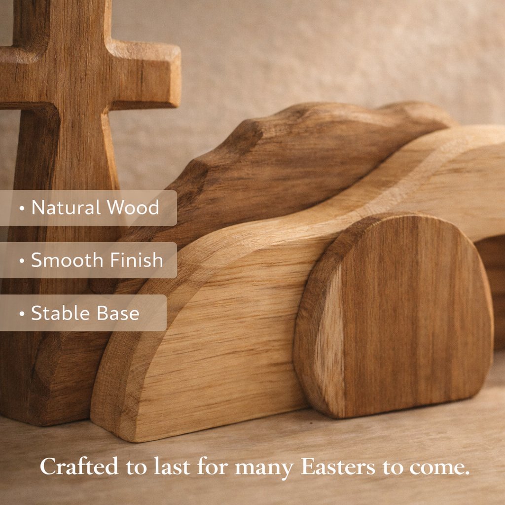 🔥🔥The Wooden Resurrection Cross & Empty Tomb That Reminds Your Family What Easter Is Really About
