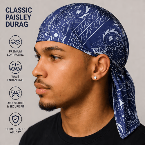 BUY 1 FREE 1 🏝️Paisley Cooling Headscarf Cap
