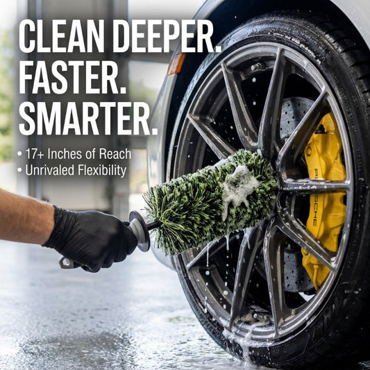 🛞 Ultra-Reach Deep Clean Brush 🧽 | Wheel Barrel Cleaning Brush, 1 Pack ✨