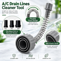 A/C Drain Line Cleaner Tool – Wet Vac Attachment for Unclogging PVC Pipes