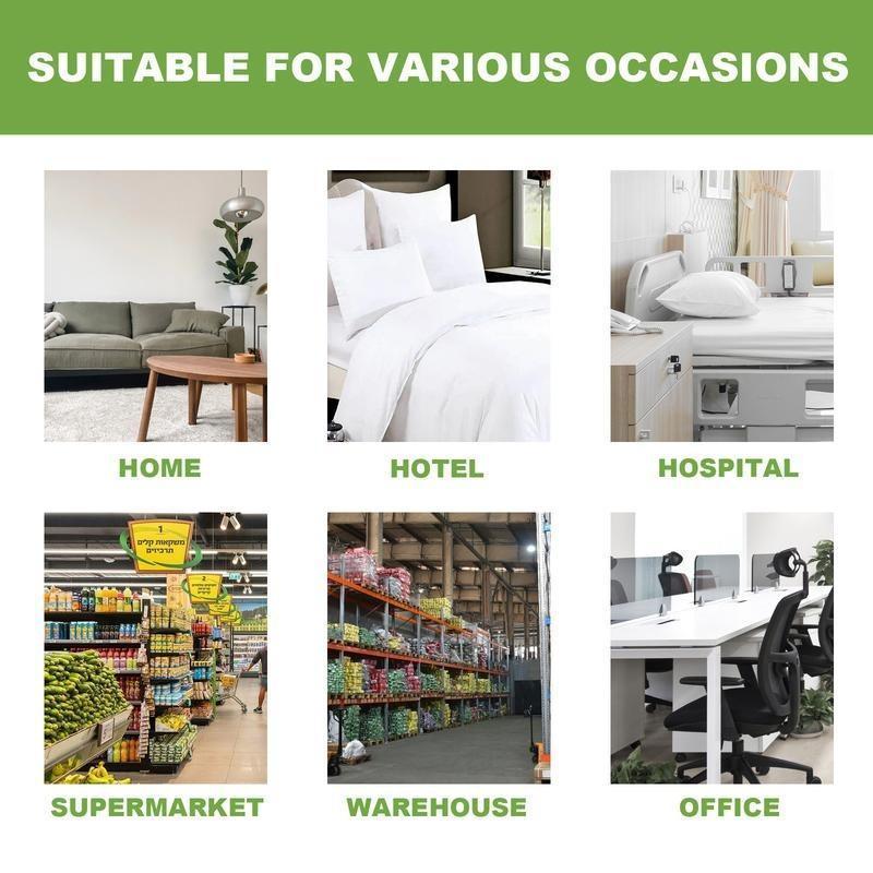 🪳 12-Piece Roach Bait Station Set – Indoor Cockroach & Crawling Pest Control