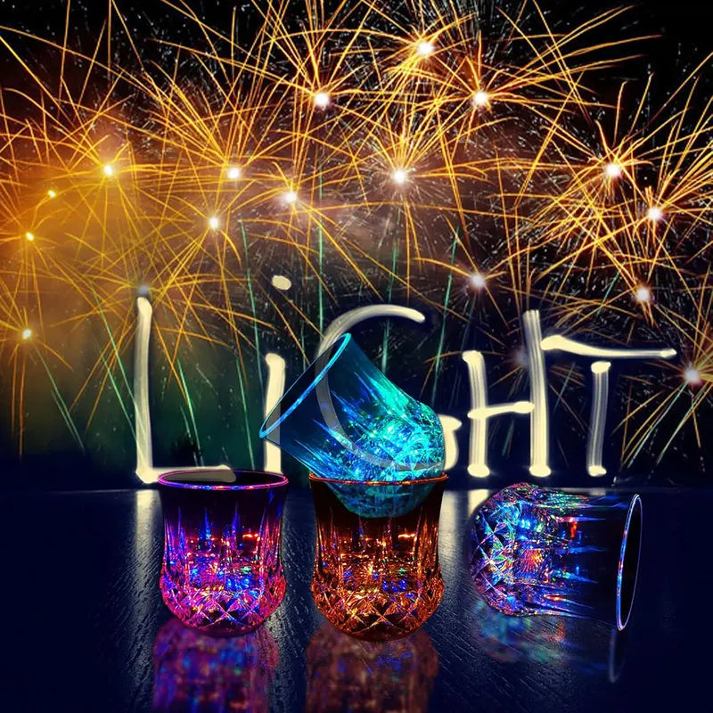 ✨✨Liquid Activated LED Light Up cups Crystal Drink Set
