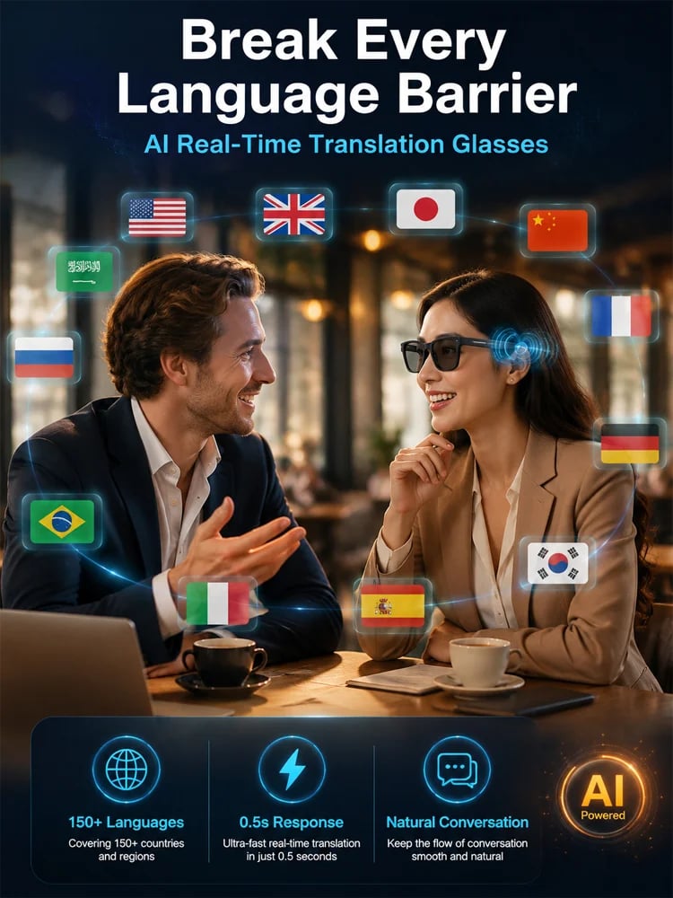 👓 AI Smart Bluetooth Glasses 🤖✨