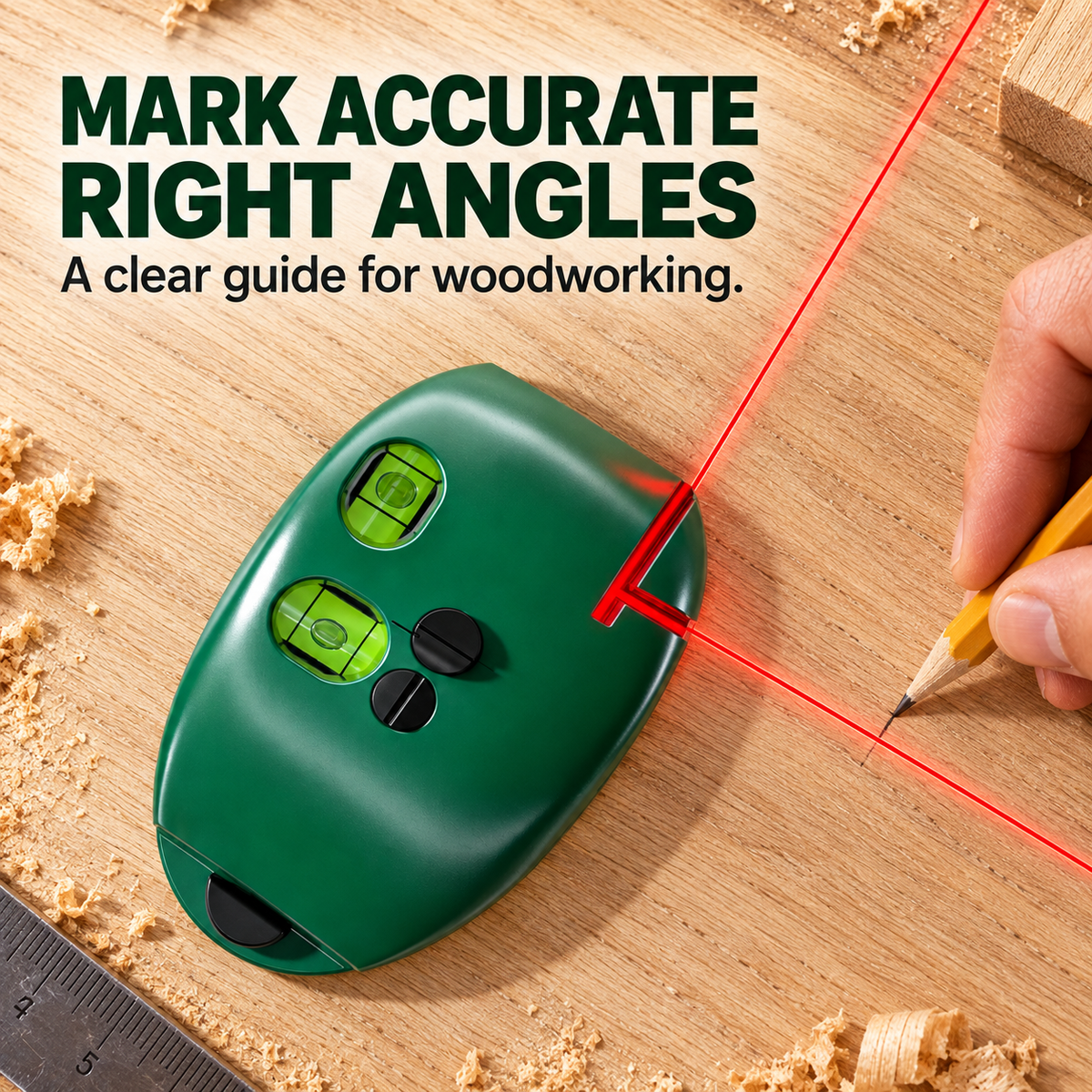 📏📏Electronic 90° Red Light Angle Level – Fast & Accurate Digital Angle Measurement Tool