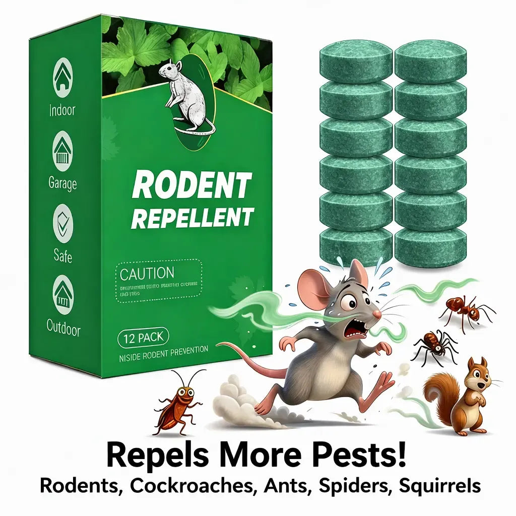 🌿 Natural Peppermint Rodent Repellent Balls (12-Pack) – Keep Rats & Mice Away 🐭🚫