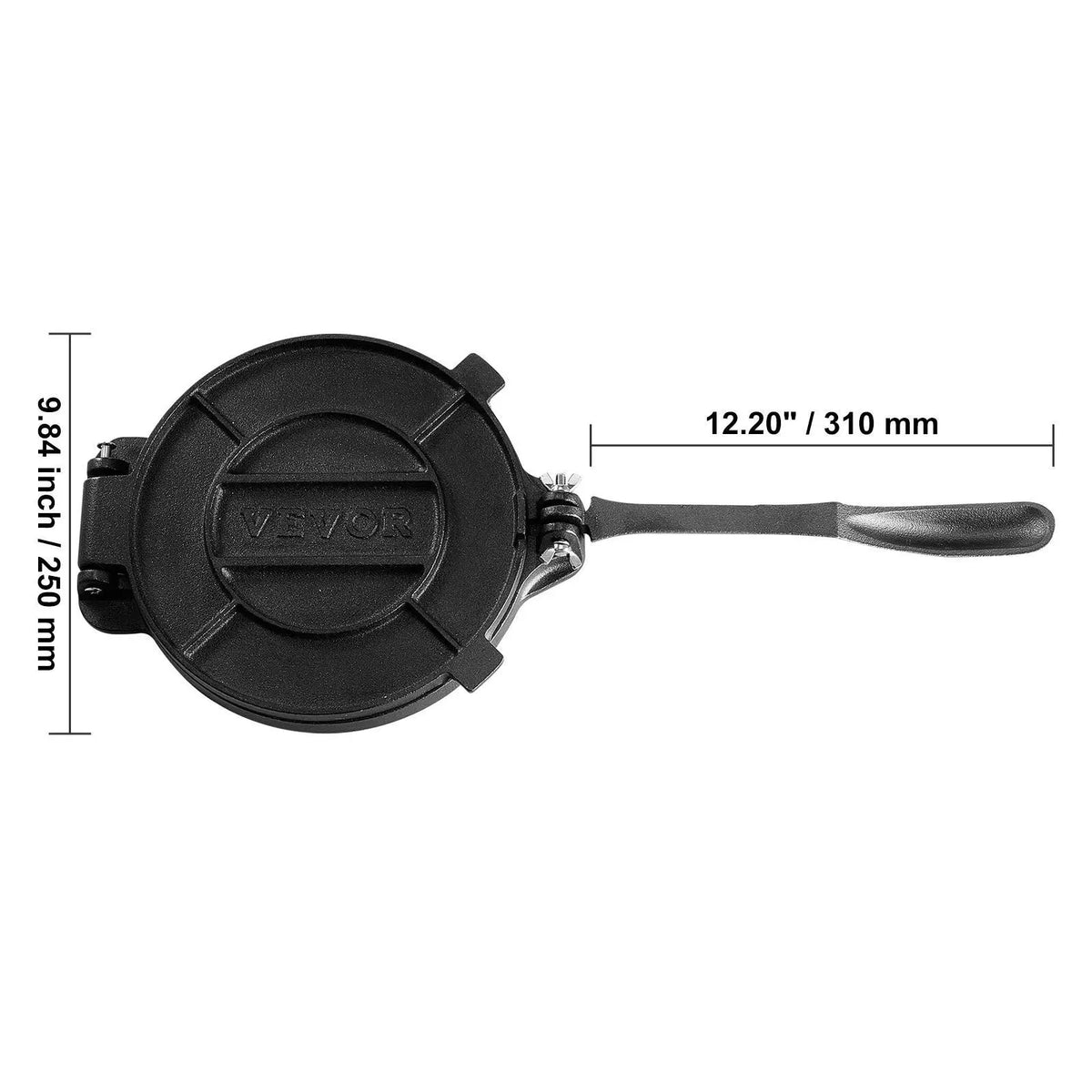 🍕🥞10-inch tortilla press—suitable for making tortillas, pita bread, flatbreads, and pancakes.