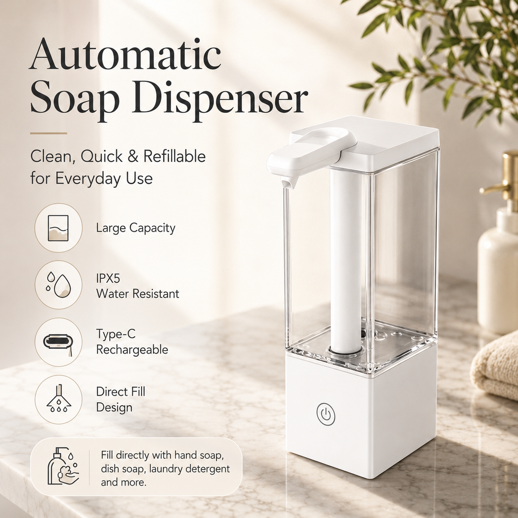 ✨Automatic Soap Dispenser✨Touch-Free. Clean Smarter.