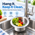 BUY 1 GET 1 FREE💧Stainless Steel Swan Sink Strainer Basket🦢💧