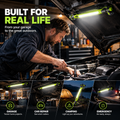 🔦 Rechargeable COB LED Work Light | Magnetic 360° Garage Repair Lamp