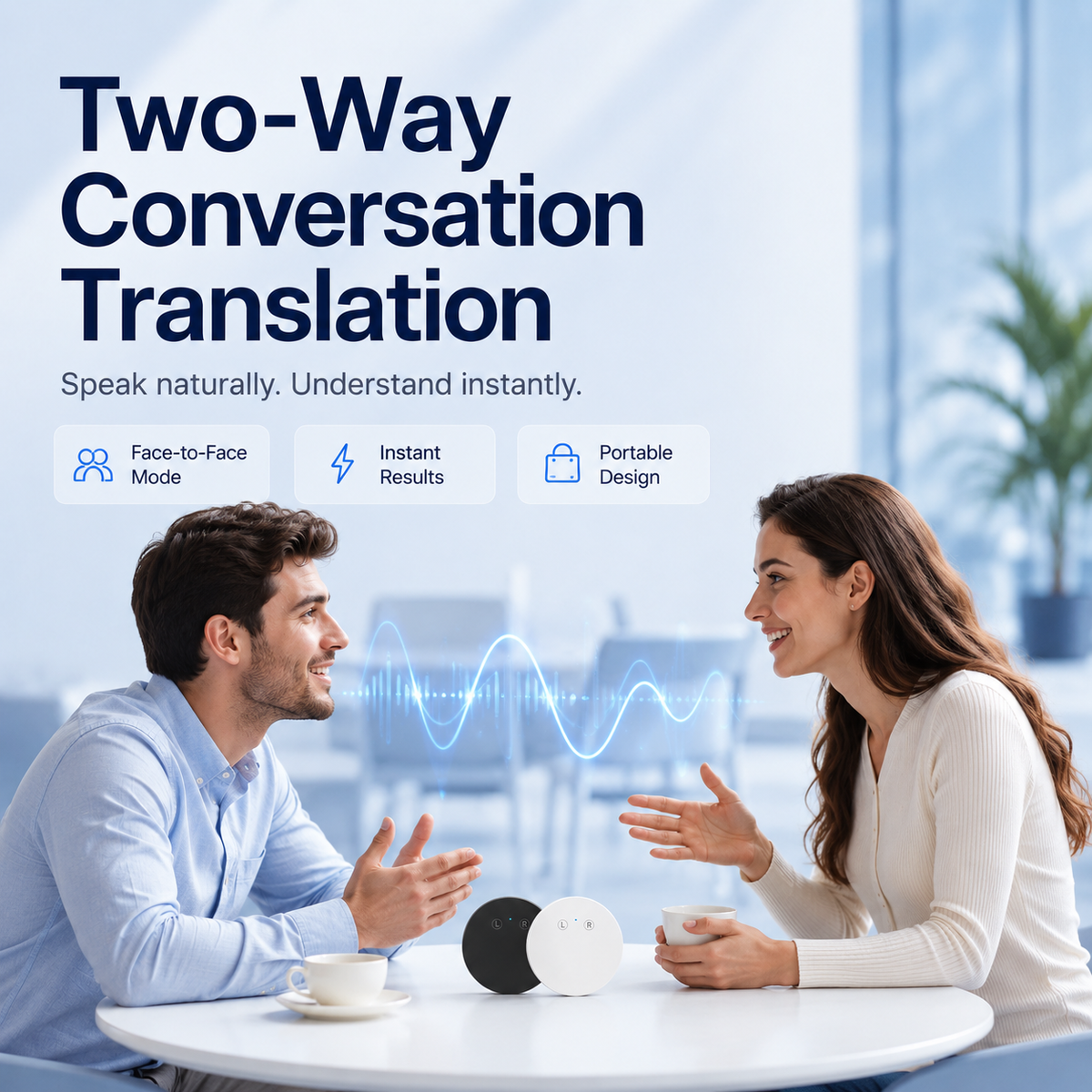 🔥🔥AI Language Translator Device – Real-Time Two-Way Voice Translator with Multi-Language Support