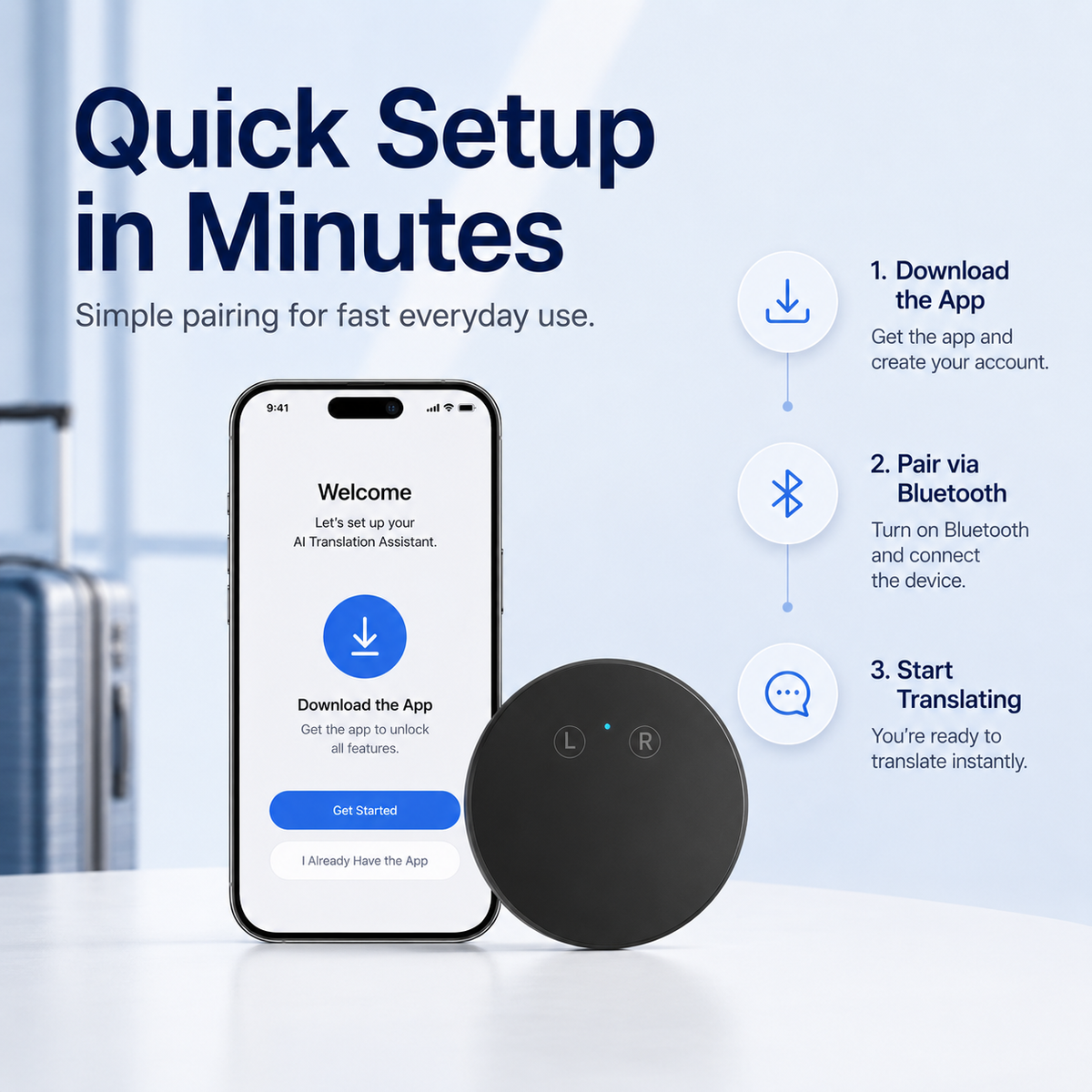 🔥🔥AI Language Translator – Real-Time Voice Translator | 165+ Languages