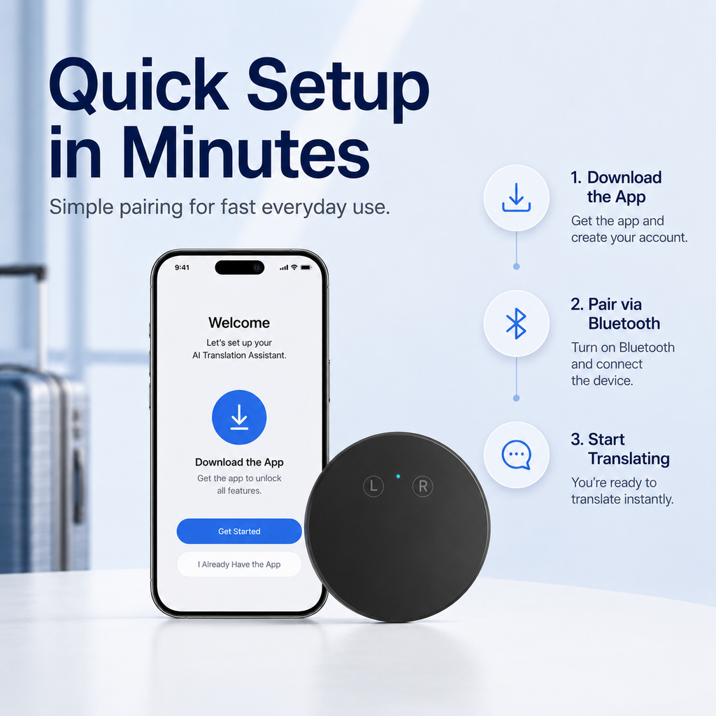 🔥AI Language Translator – Real-Time Voice Translator | 165+ Languages