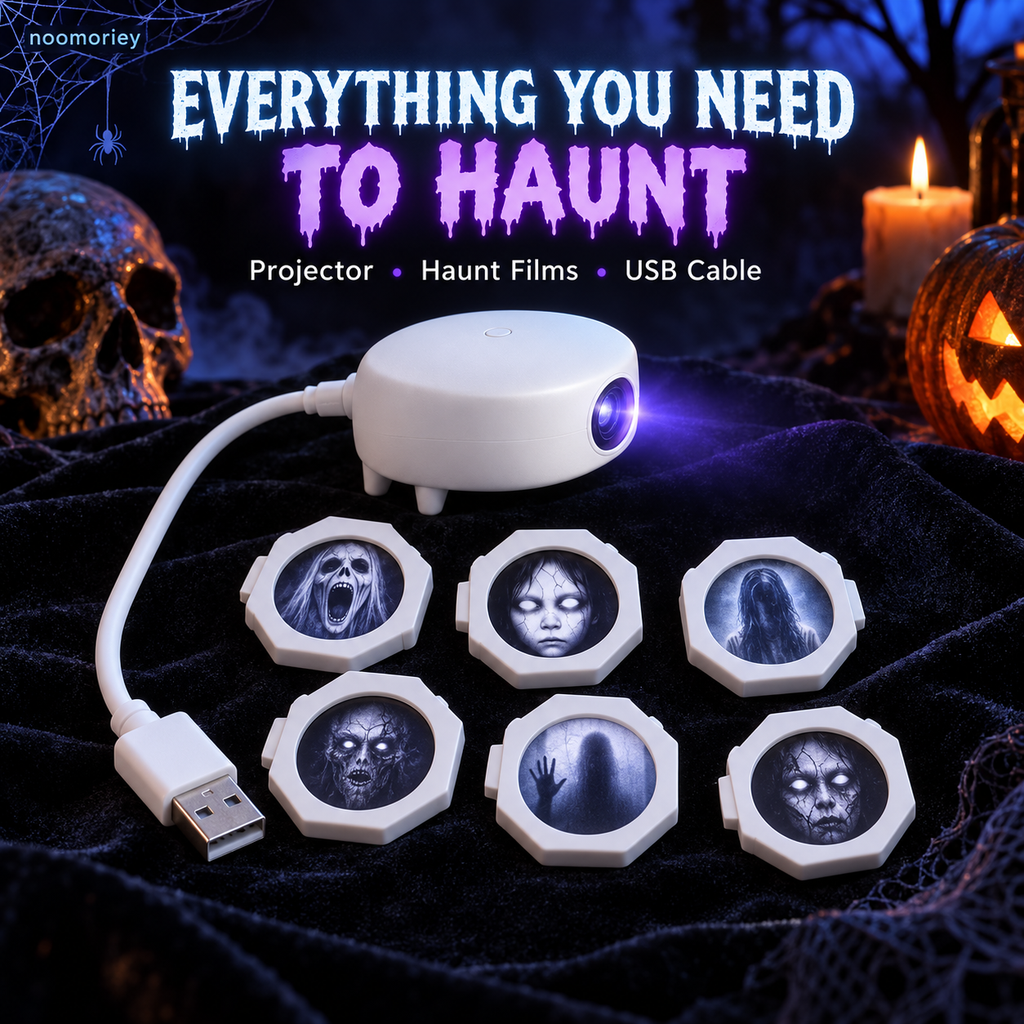 👻🎃 Halloween Ghost Window Projector – Spooky Effects for Home & Car ✨