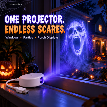 👻🎃 Halloween Ghost Window Projector – Spooky Effects for Home & Car ✨