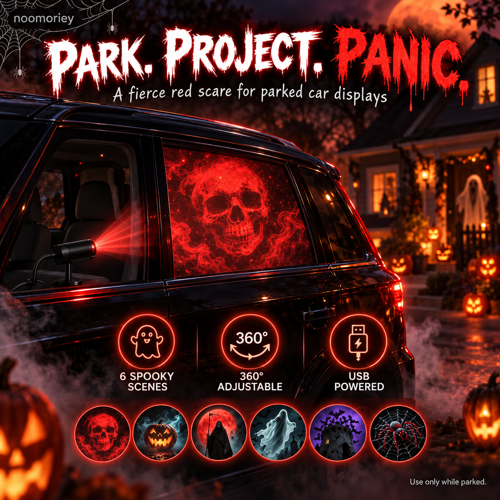 🎃👻 HD Halloween Scene Projector – 6 Spooky HD Projections, Pick Your Perfect Display ✨