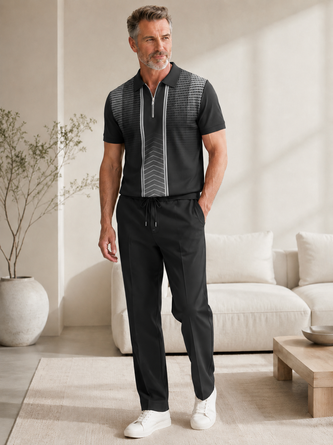 🌅 Men's 2-Piece Casual Suit Set