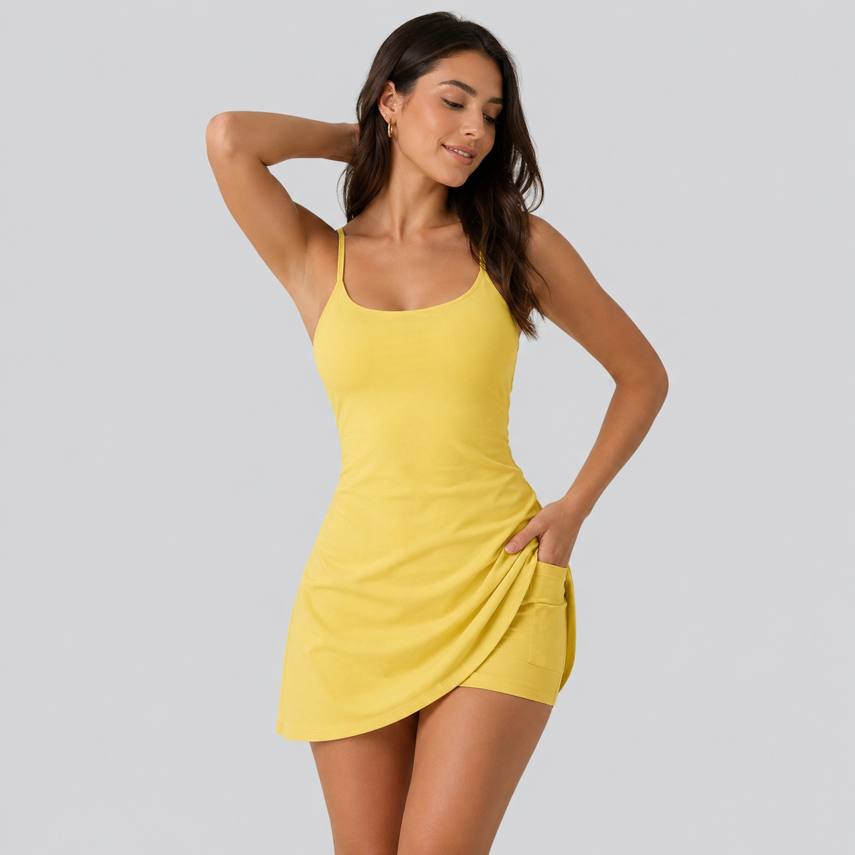 Soft Backless Active Dress