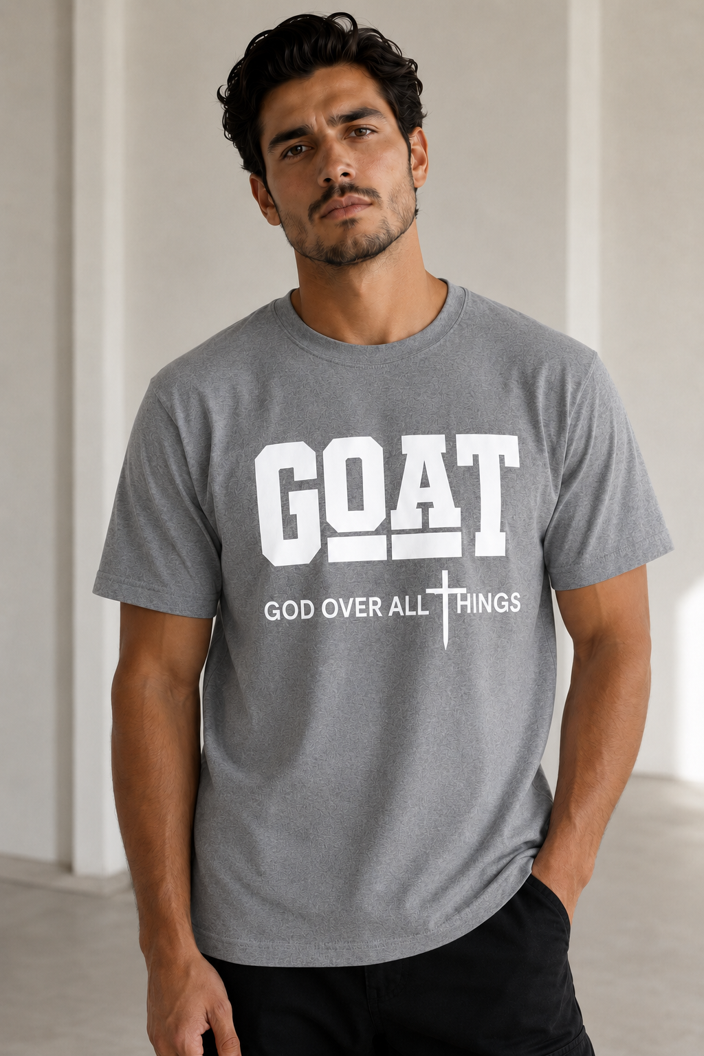 🐐 Top Goat "God Over All Things" T-Shirt