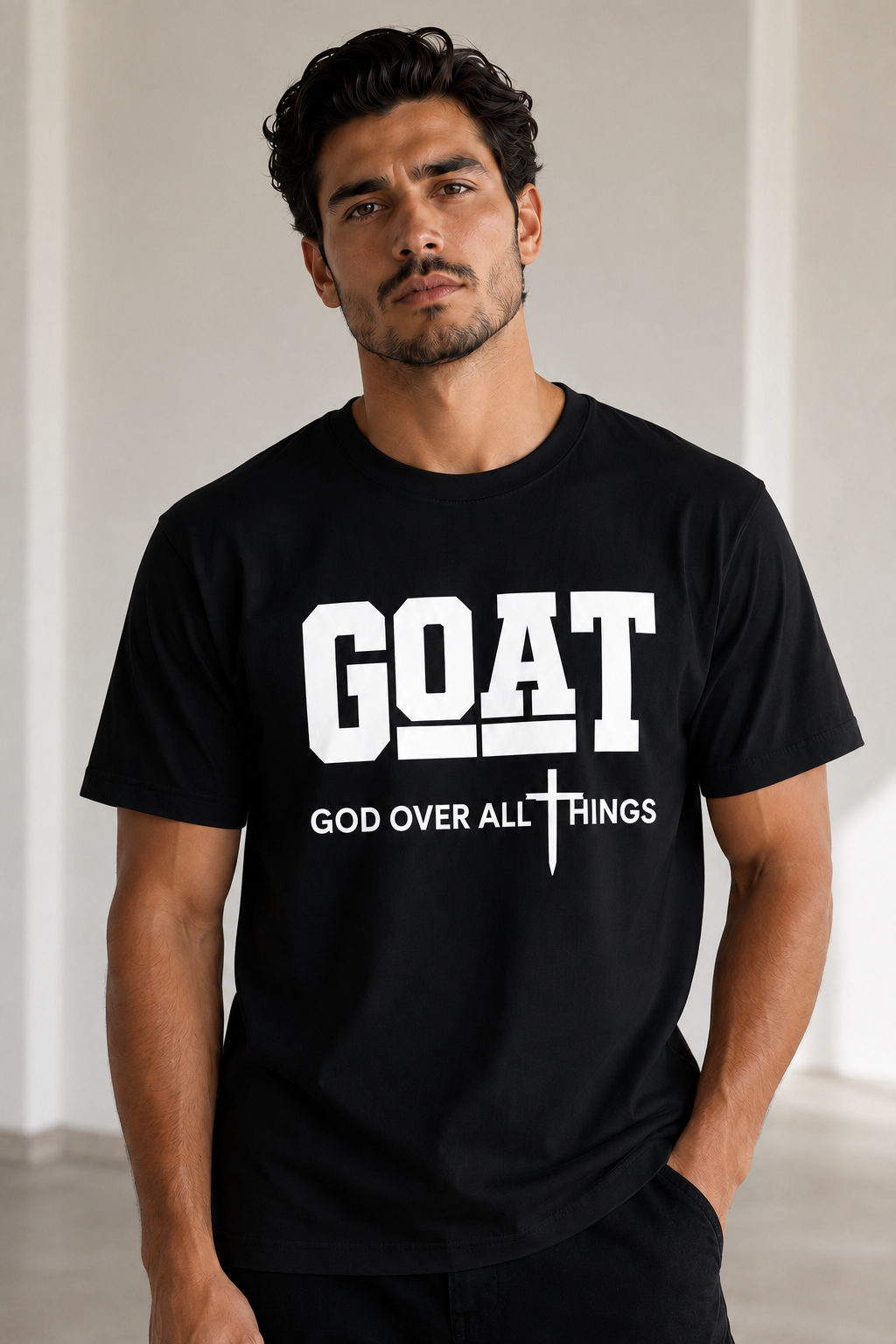 🐐 Top Goat "God Over All Things" T-Shirt