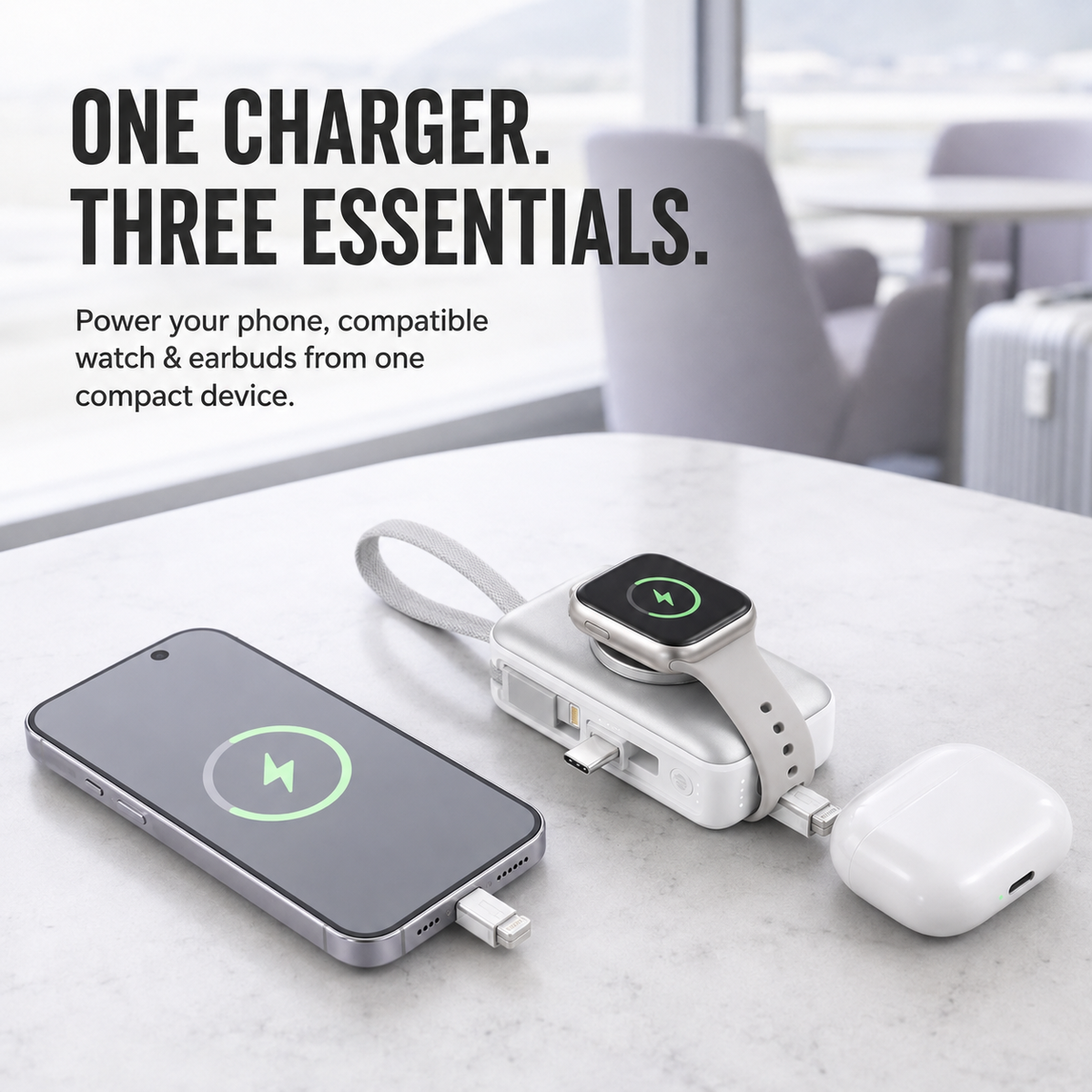🔥 Last Day 30% OFF—🔋 3-in-1 Mini Power Bank – One Compact Charger For All Your Devices