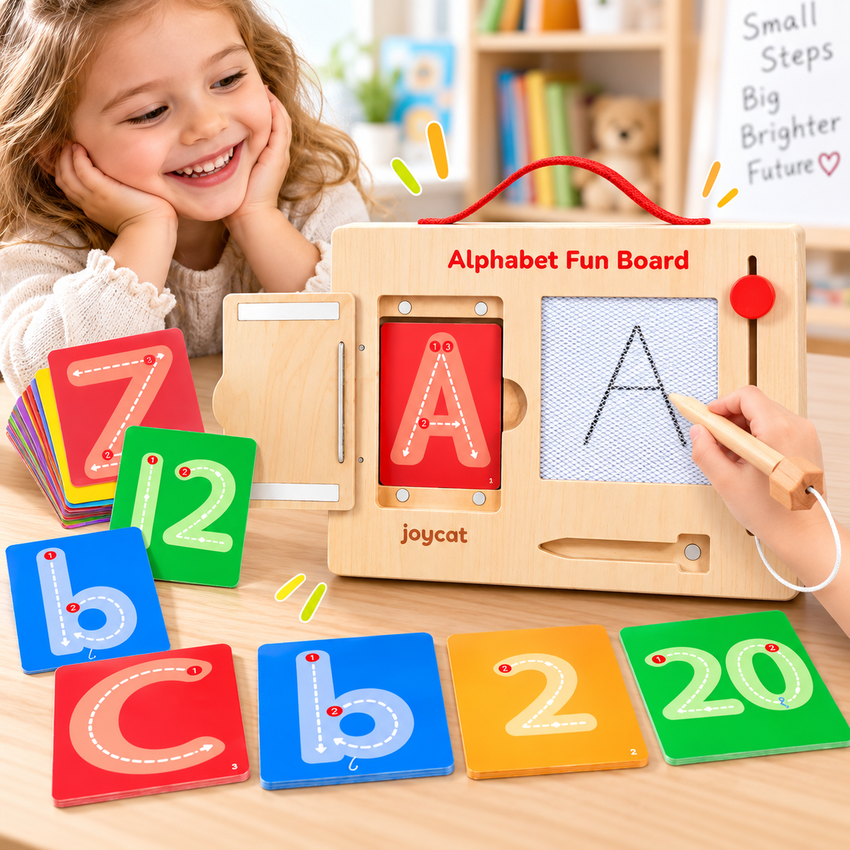 ✍️Wooden Alphabet & Number Tracing Board for Kids