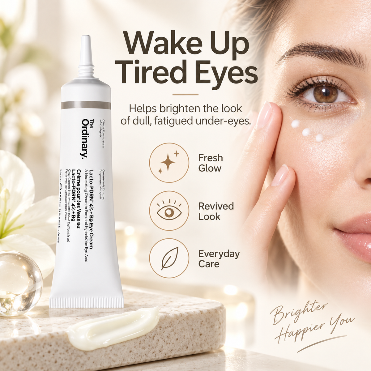 👁️✨ The Ordinary Lacto-PDRN* 4% + B9 Eye Cream 🧴