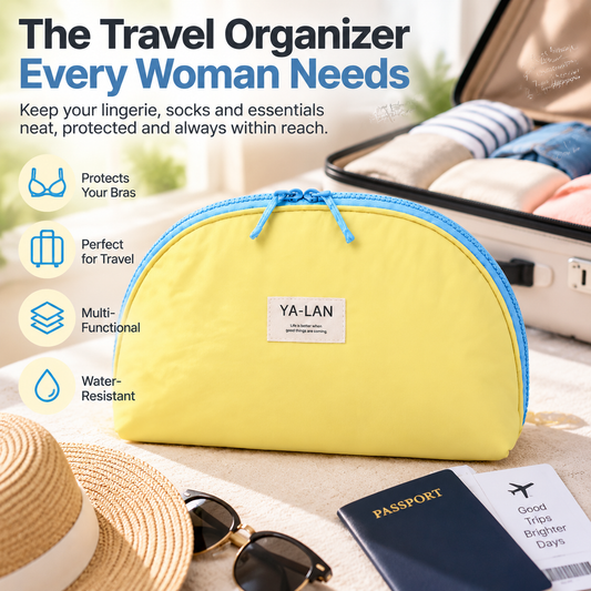 🧳✨ Travel Lingerie Organizer Bag – Keep Bras, Panties & Socks Neatly Organized Anywhere 👙