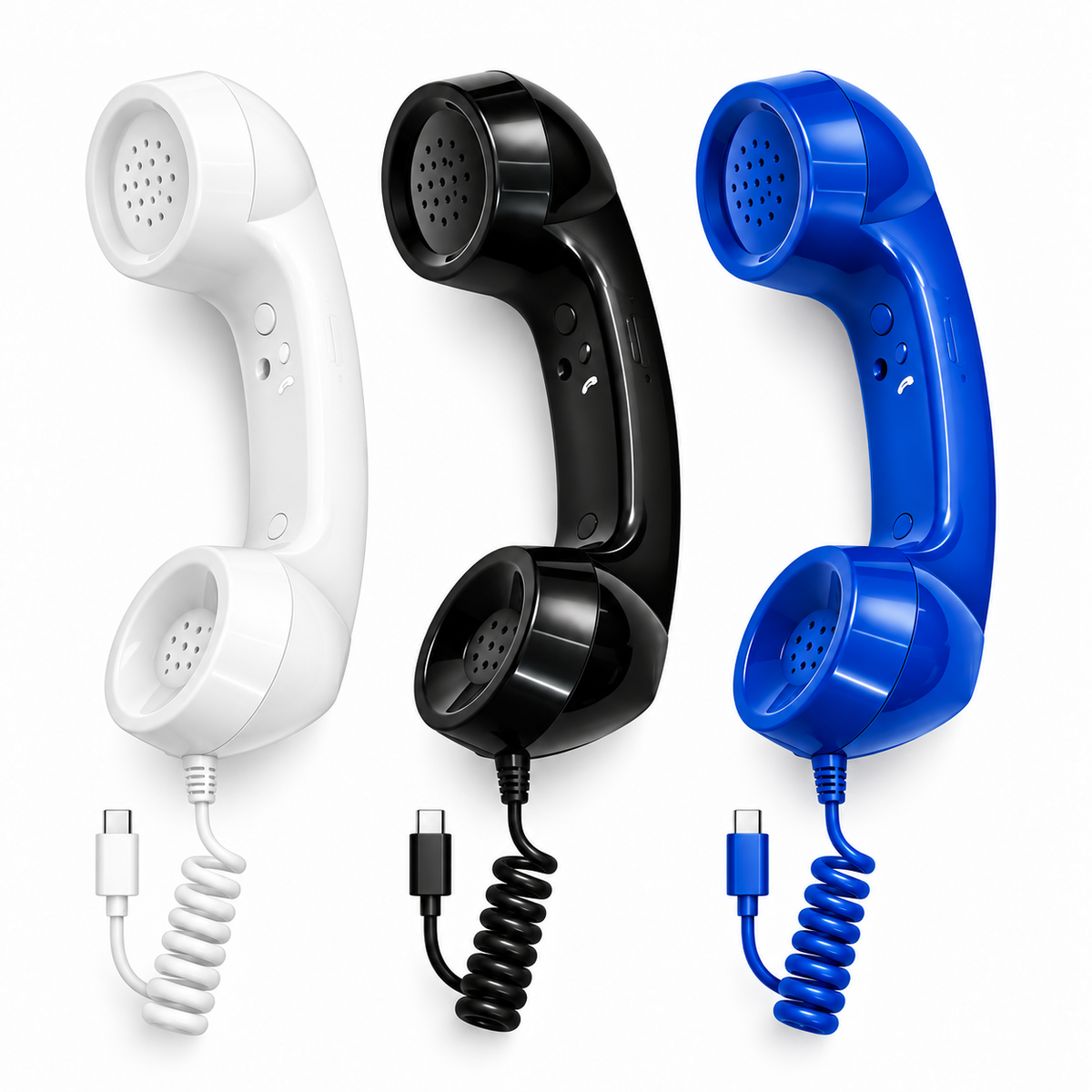☎️Retro Phone Handset with Type-C | Vintage Wired Receiver 📞