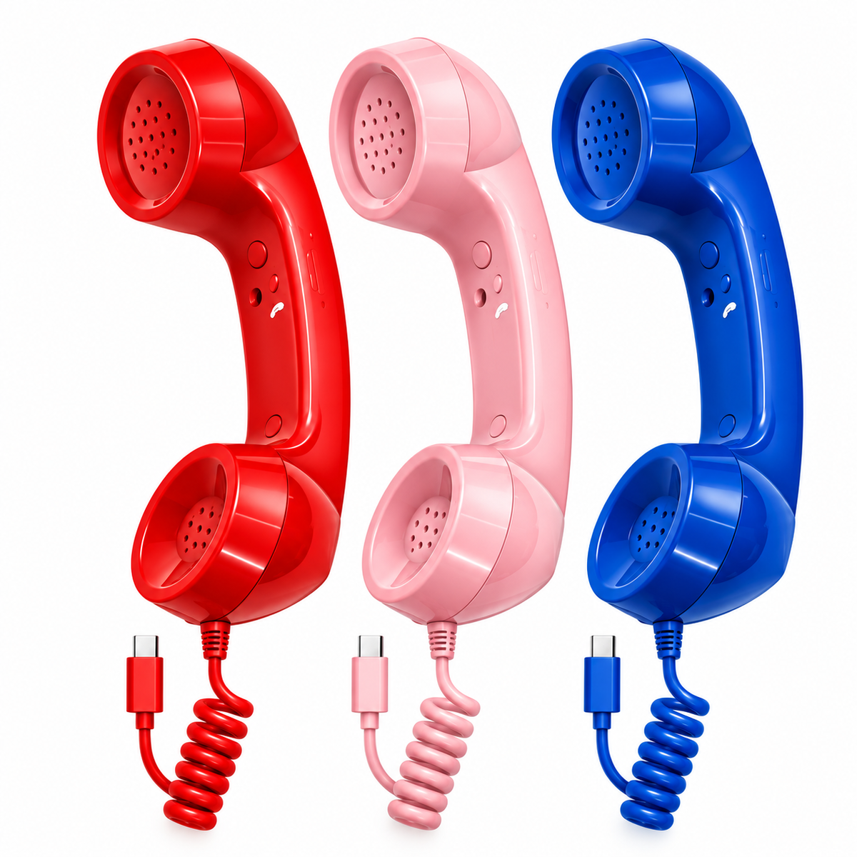 ☎️Retro Phone Handset with Type-C | Vintage Wired Receiver 📞