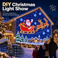 🎄✨Christmas LED House Net & Smart Outdoor Wall Curtain Light