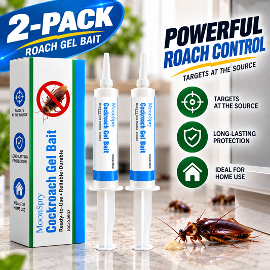 🪳🎯 2-Pack Cockroach Gel Bait with Precision Applicator 🏠
