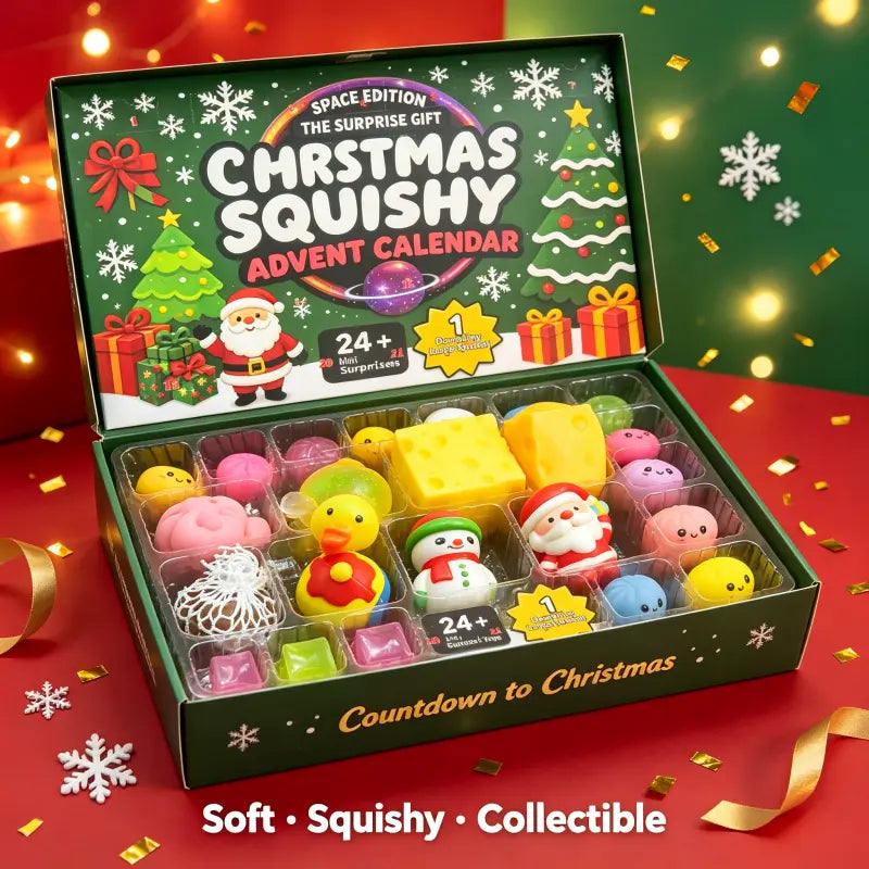 🎅 CHRISTMAS SPECIAL | 24 Days of Mini Squishies – Cute 2026 Advent Calendar with Daily Dumpling Surprises