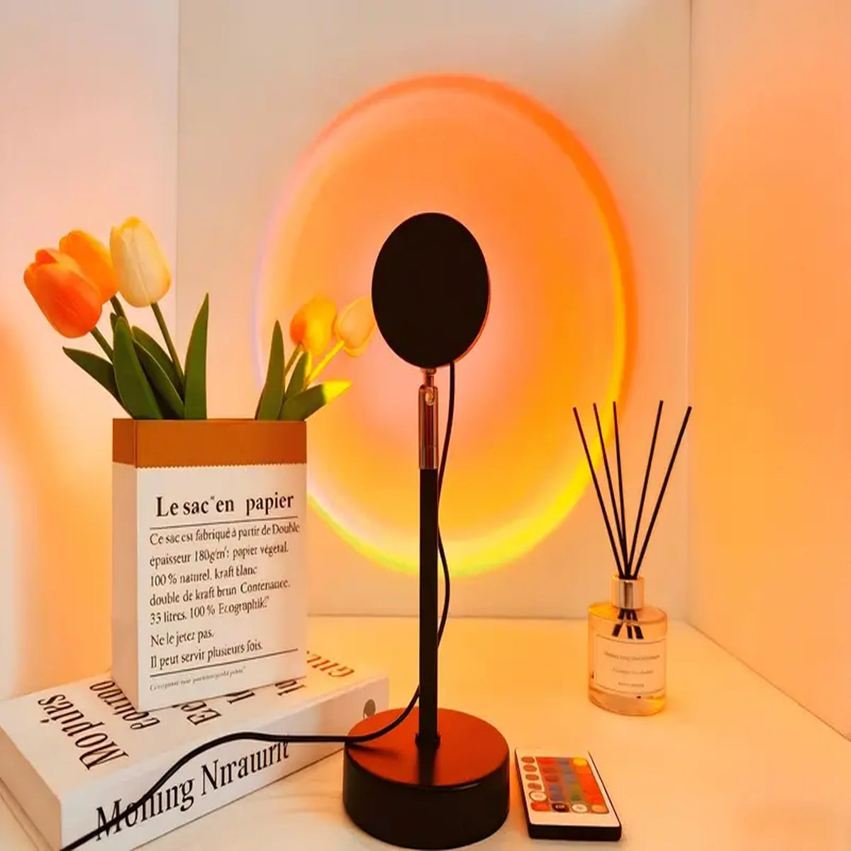 🌅✨ Bring the Sunset Home – Upgraded Sunset Lamp Projector for Stunning Golden-Hour Ambience🌙