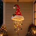 🎄 Holiday Lighted Christmas Garland – Warm LED Door Decor ✨