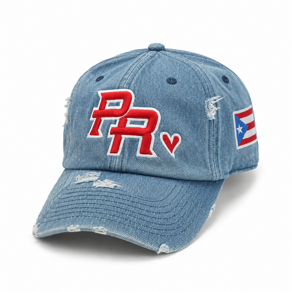 Unisex Distressed Denim Baseball Cap – Breathable Cotton, Adjustable Fit & Casual Street Style 🧢