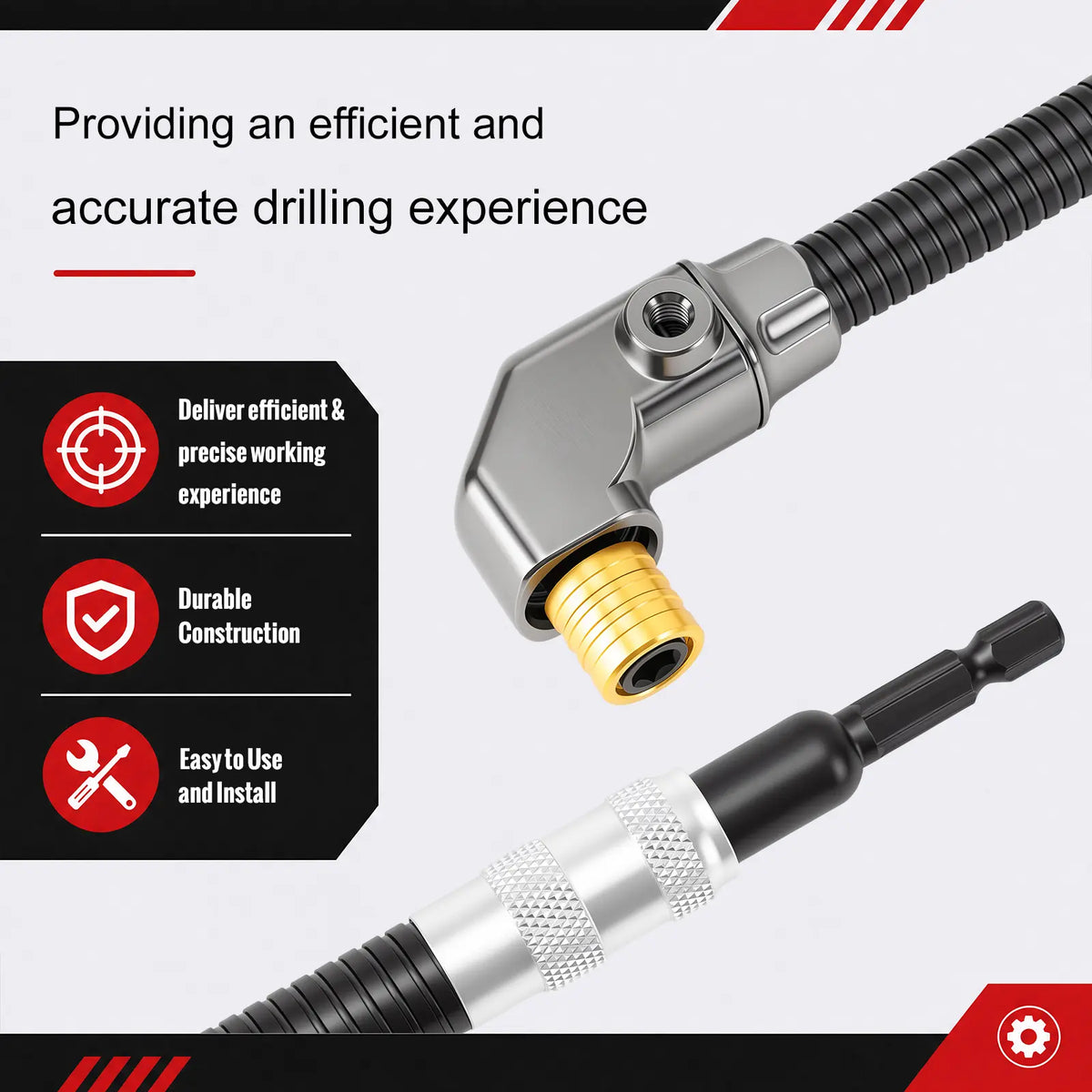 🔩🔧 90-Degree Right-Angle Drill Attachment – Corner Drilling Adapter for Tight Spaces ✨