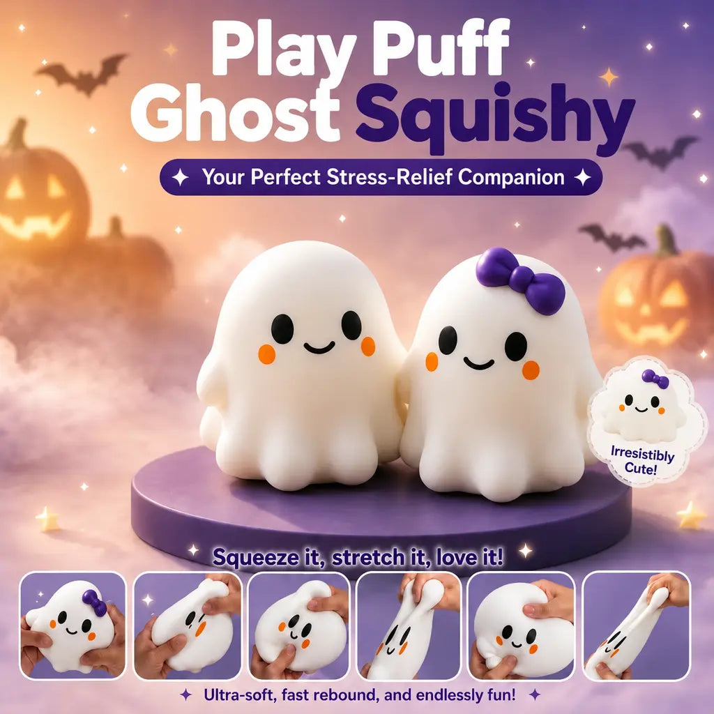 👻 Squeeze. Relax. Watch It Rise--The Spooky-Cute Squishy Kids Can't Stop Squeezing.