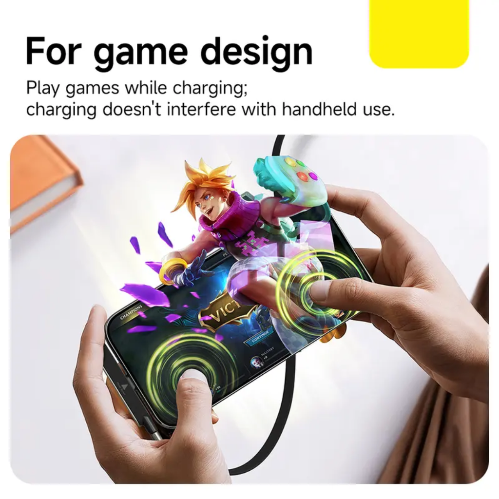24ow SuperCharge Durable 2-in-1 Cable Charger Detachable USB-C Power