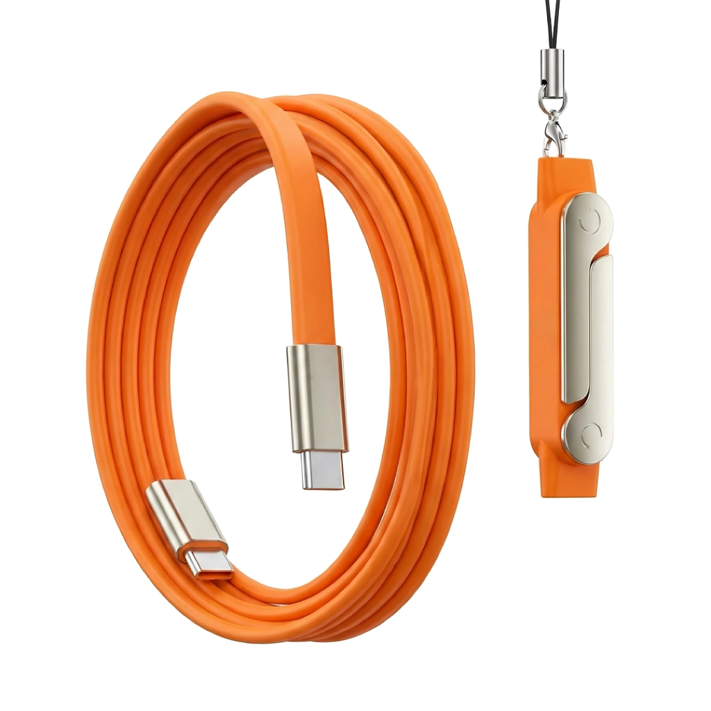 ⚡🔌 Type-C Fast Charging Cable with Detachable Stand 📱✨