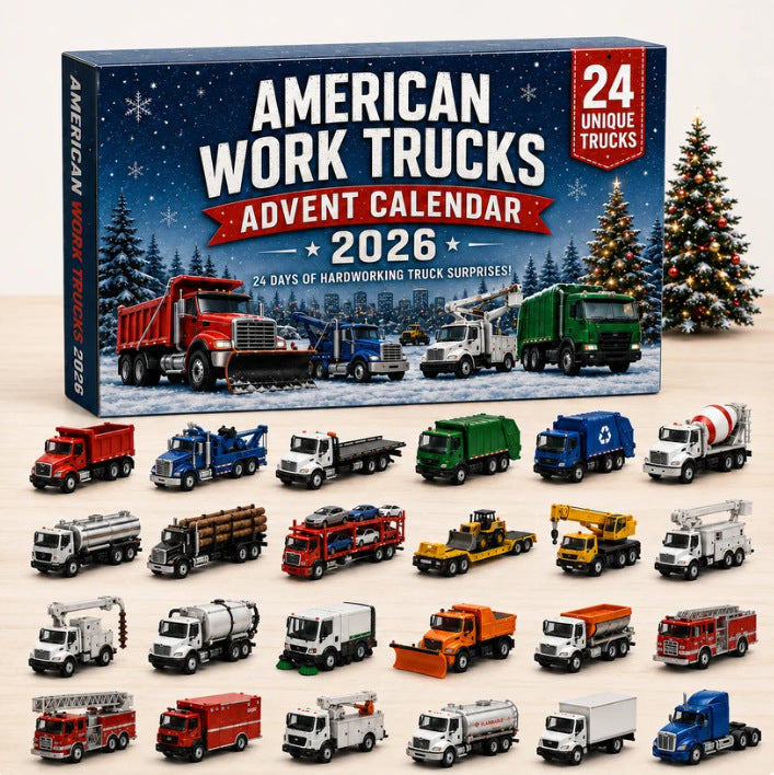 ⏰Christmas Early Bird 50% OFF-🎄🚂Trains & Rail Vehicles Advent Calendar 2026 – 24 Railway Surprises