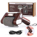 【Father's Day Gift】Electric Grill Brush with LED Light – Bristle-Free BBQ Cleaner with 304 Stainless Steel Power Roller