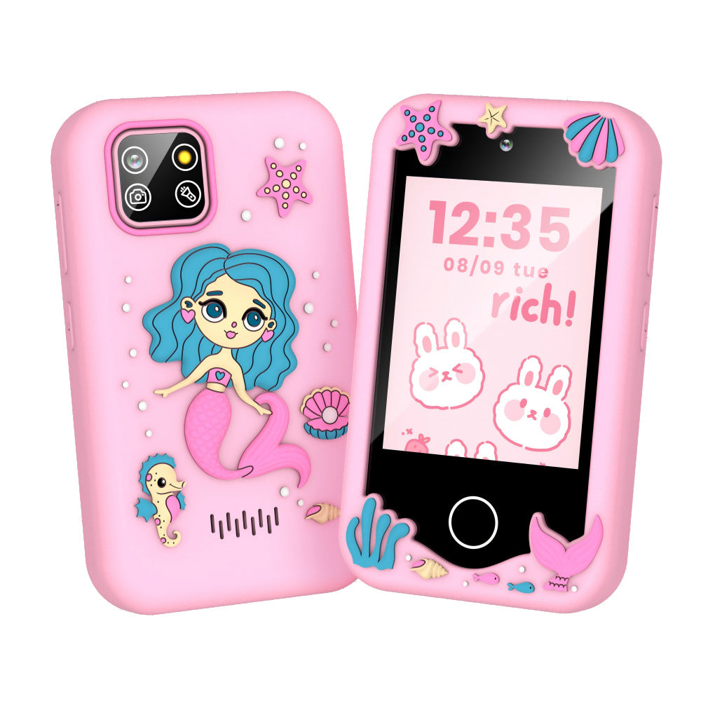 Smartphones for children, featuring an HD touchscreen, dual cameras, and built-in MP3 player and games.
