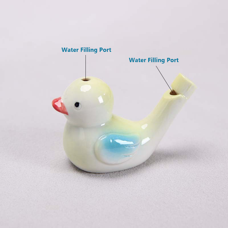 Ceramic Water Bird Whistles – Colorful Handcrafted Bird Call Toys for Kids & Adults (3PCS Set)