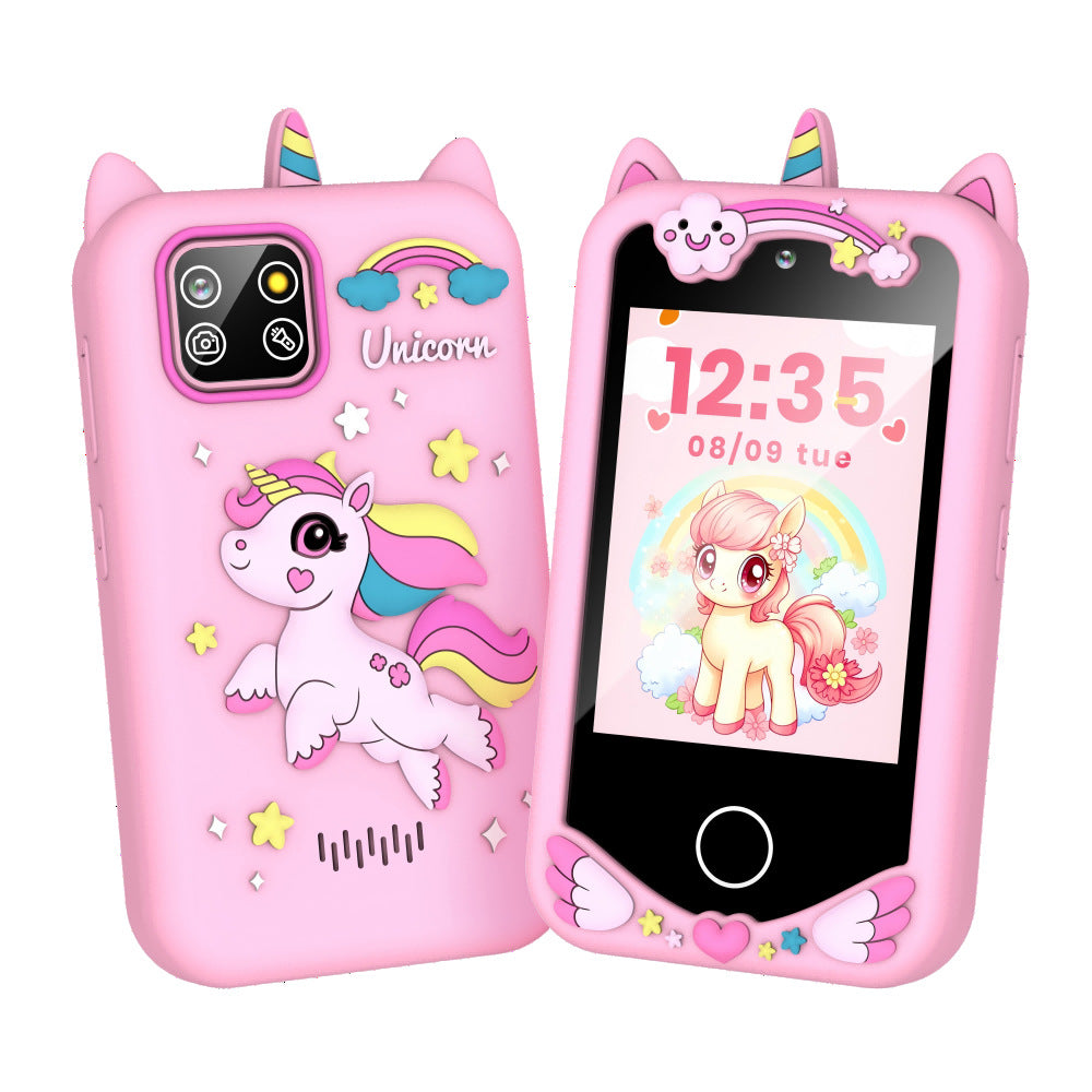 Smartphones for children, featuring an HD touchscreen, dual cameras, and built-in MP3 player and games.