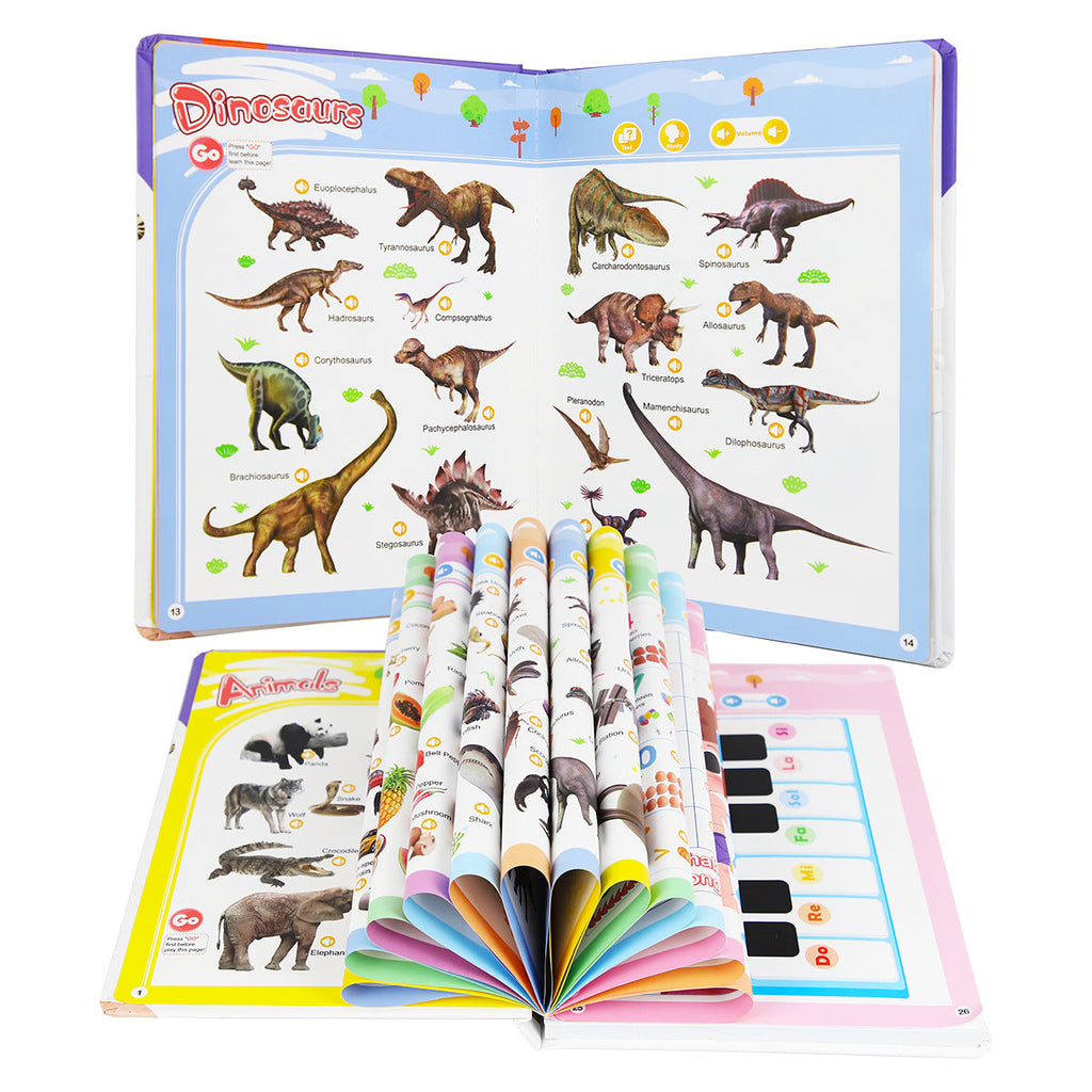 English Sound Book for Children Aged 1–6 — Interactive Educational Toy Featuring Over 300 Words and 13 Themes