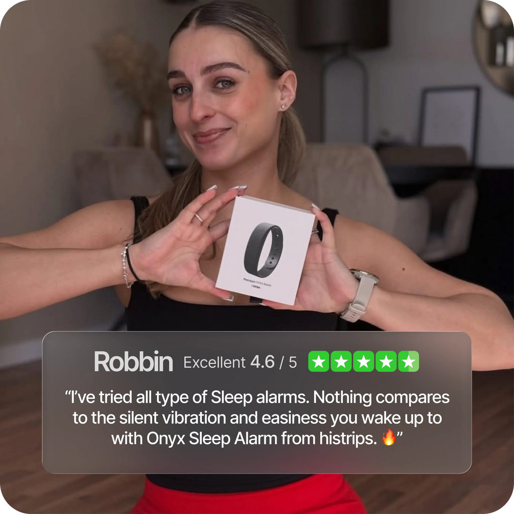 ⏰🤫 Silent Vibration Alarm Clock – Wrist-Worn Wake-Up Device for Heavy Sleepers 🔋