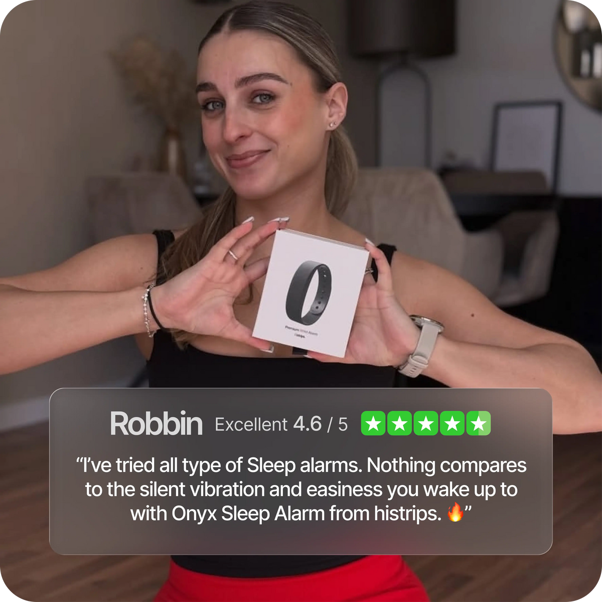 ⌚ Wrist-Worn Wake-Up Device for Heavy Sleepers- Silent Vibration Alarm Clock
