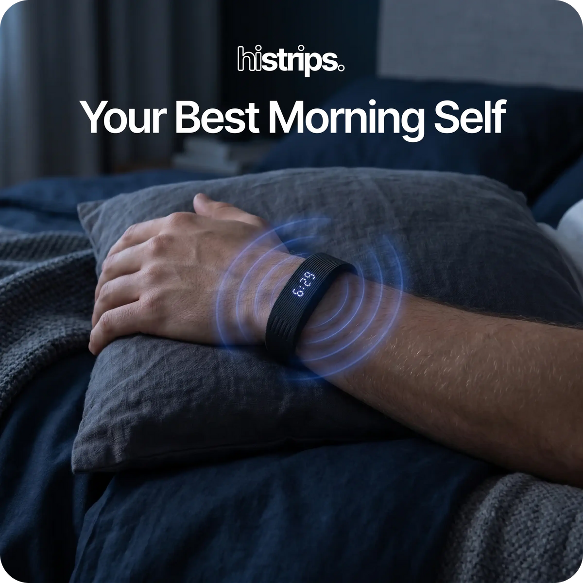 ⏰🤫 Silent Vibration Alarm Clock – Wrist-Worn Wake-Up Device for Heavy Sleepers 🔋