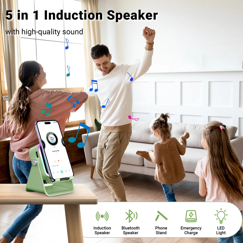 🔥🔥Wireless Induction Audio Speaker Stand🎁🎁